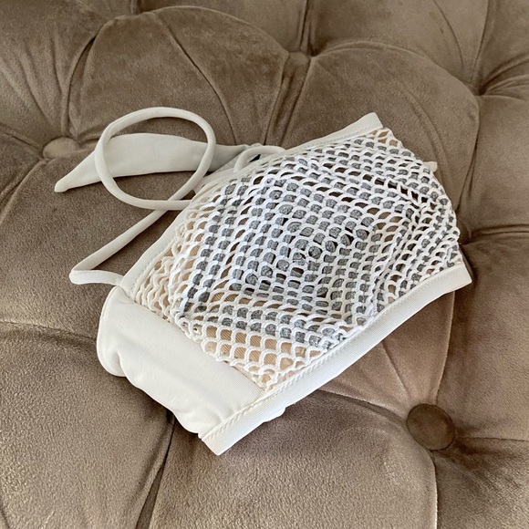 NWT La Perla Traces White Bandeau Bikini Top - Picture 4 of 8